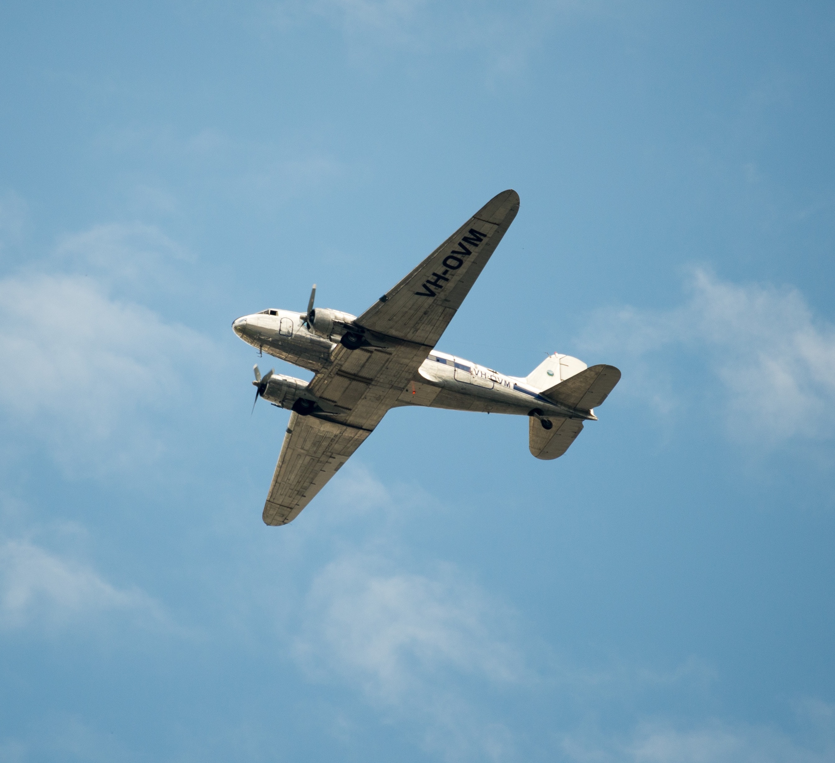 an airplane in flight