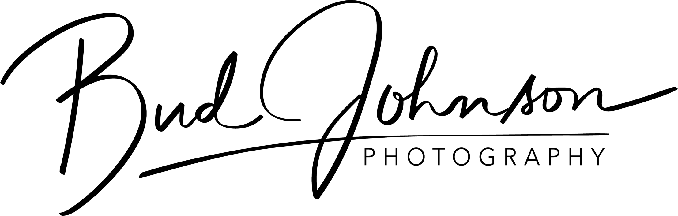 bud johnson photography logo